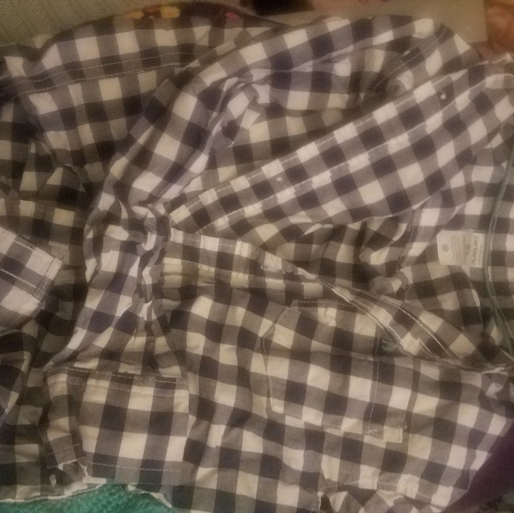 Carter's long sleeved plaid shirt